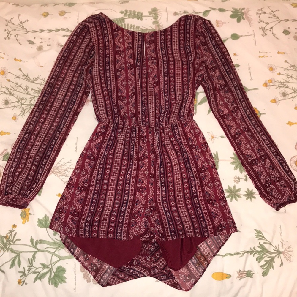 BCBG Open Back Romper